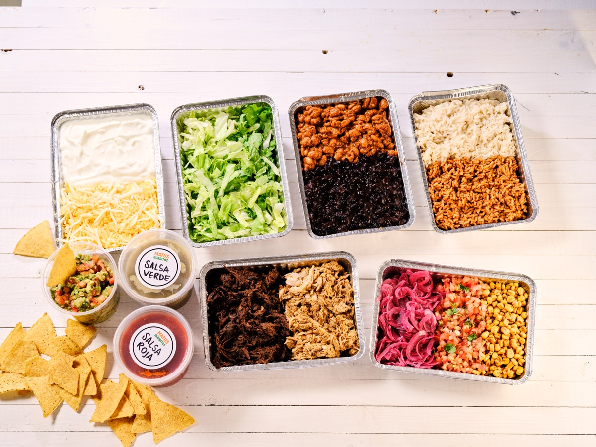 Matus Burritos Catering Buffet - Vielfältige Auswahl